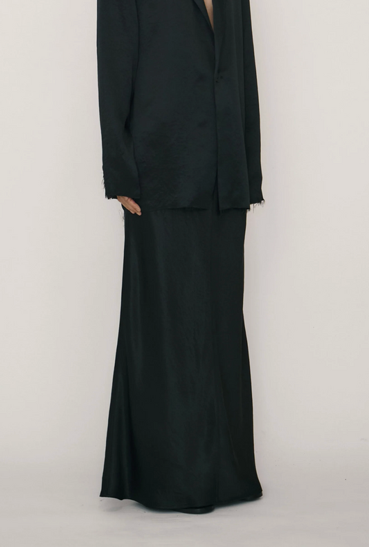 arc us ark 緞面斜裁長裙(三色)