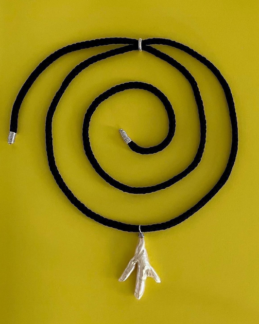 LE MOON 爪型珍珠項鍊