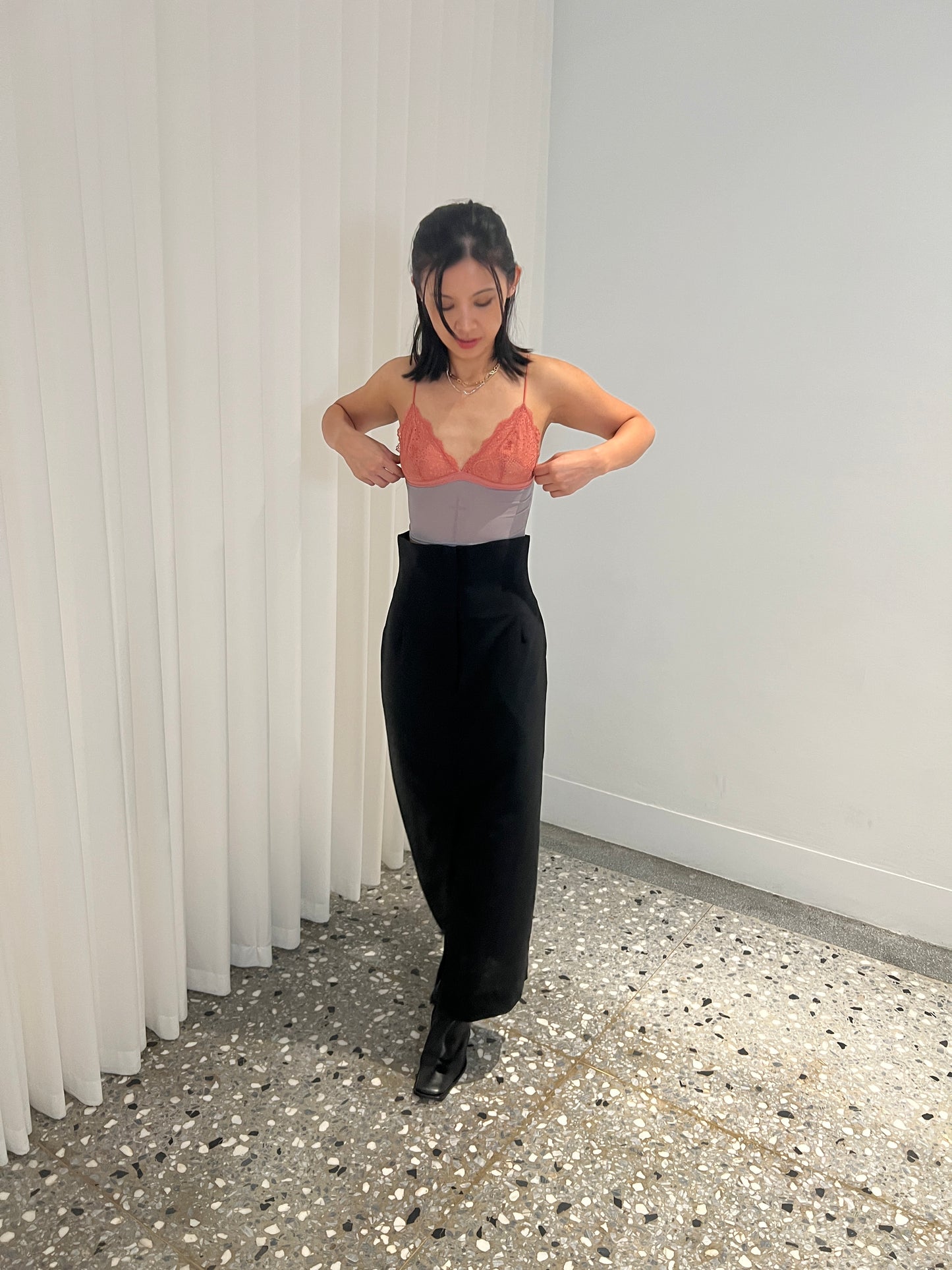 arc us arkus 弧線高腰裙