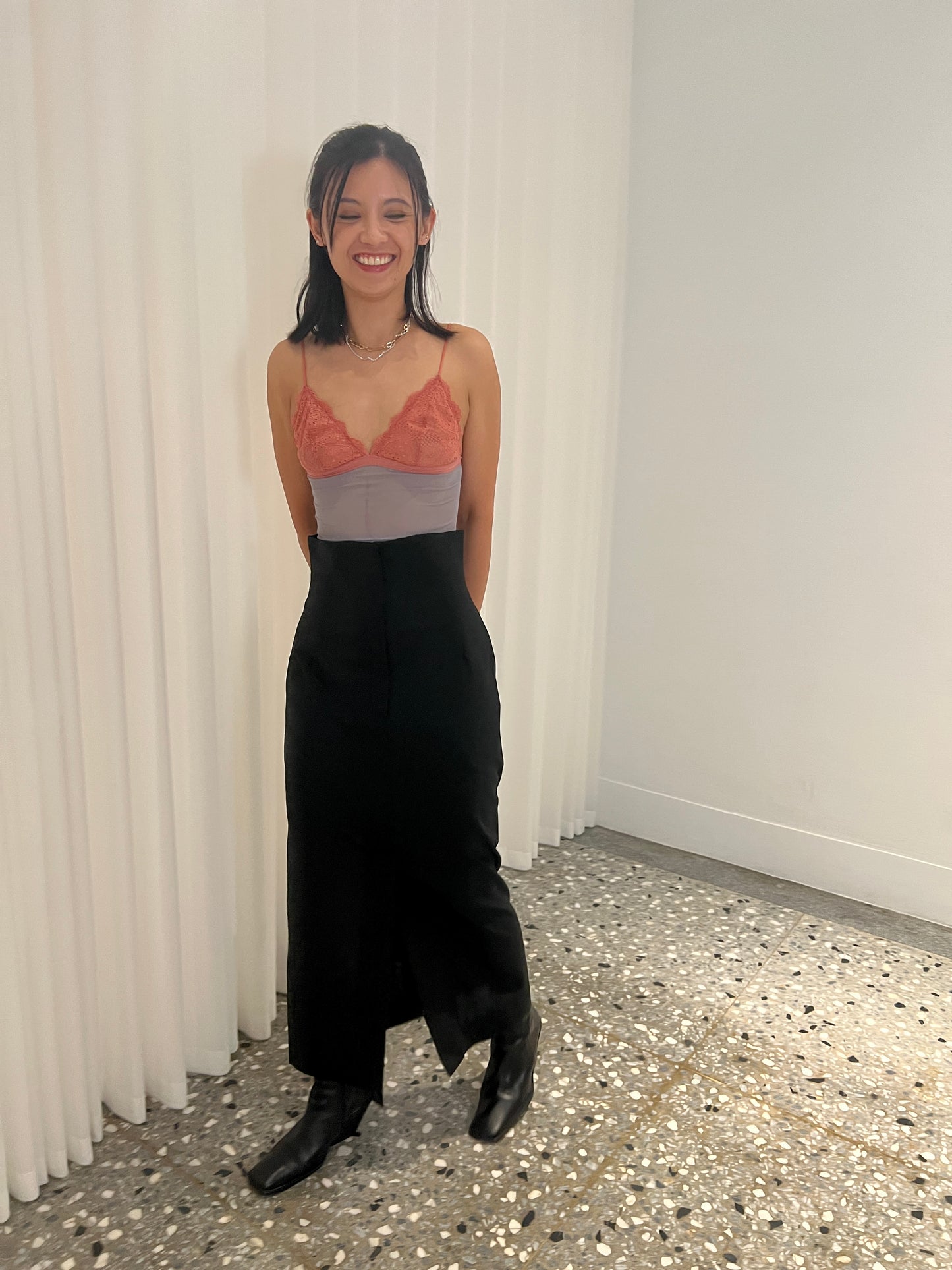 arc us arkus 弧線高腰裙