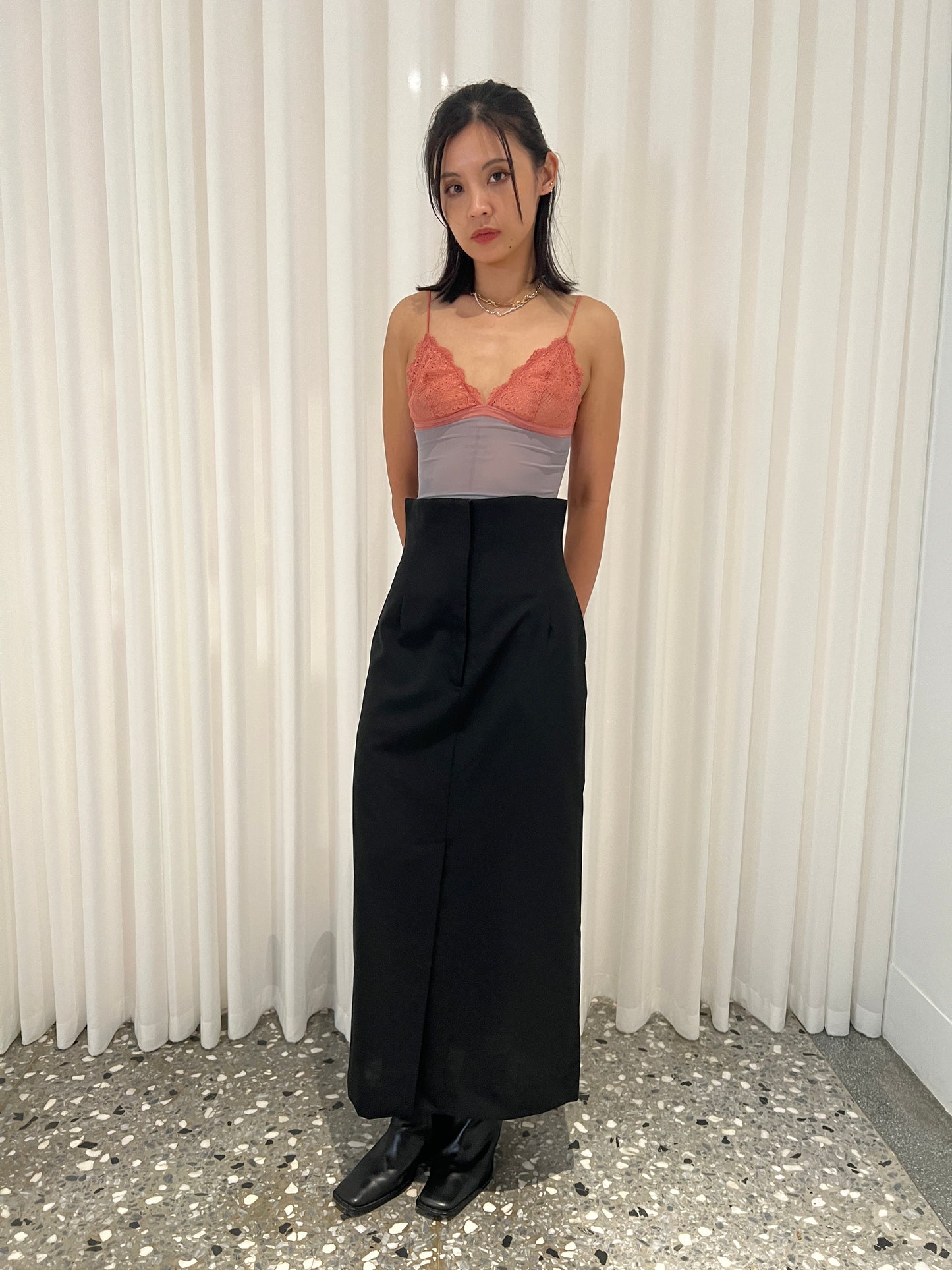 arc us arkus 弧線高腰裙