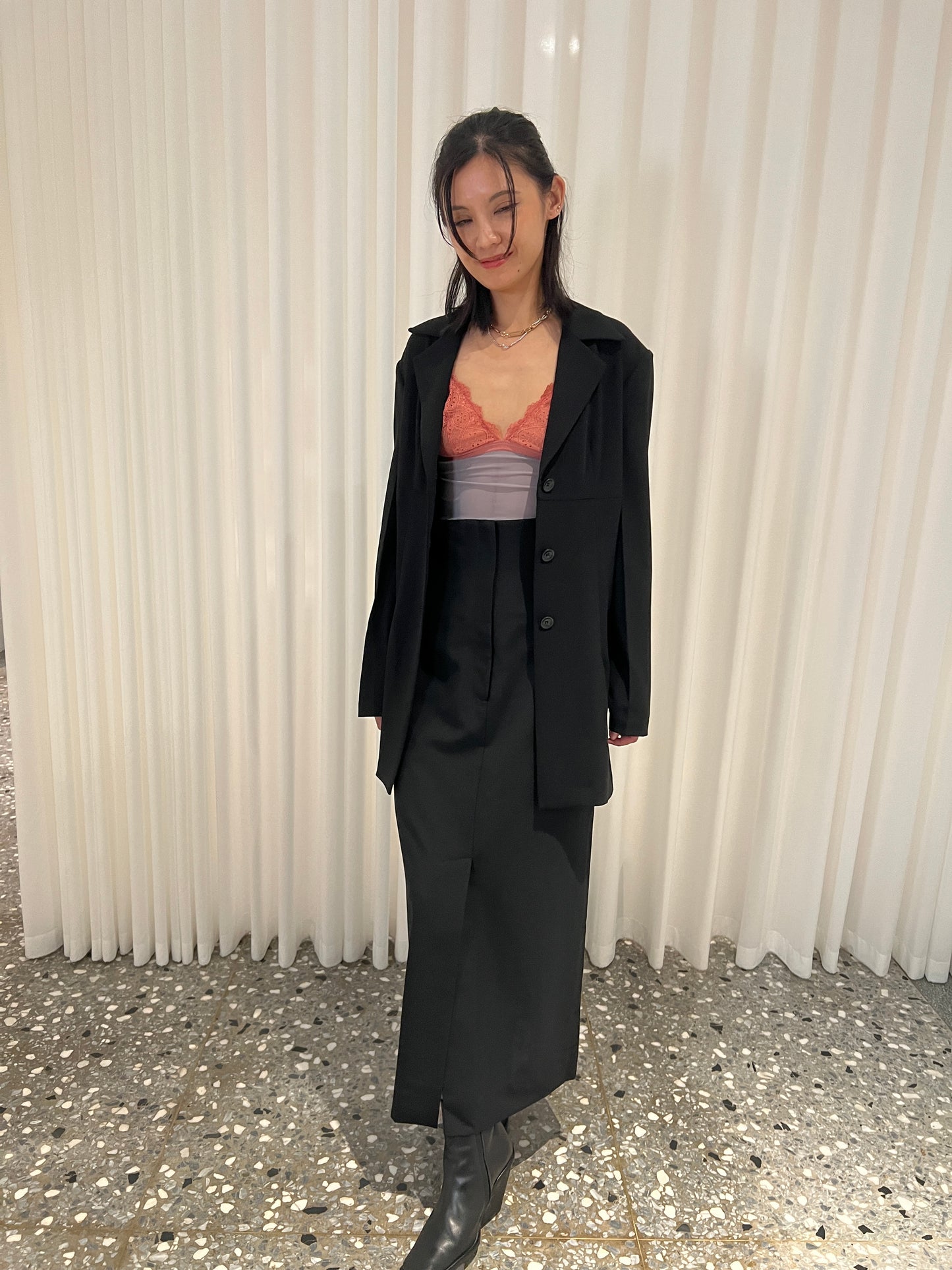 arc us arkus 弧線高腰裙