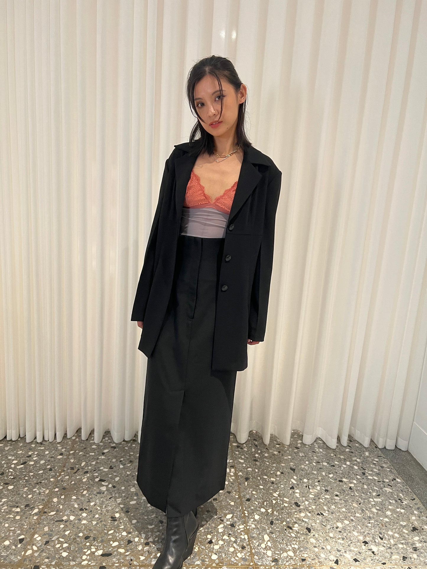 arc us arkus 弧線高腰裙